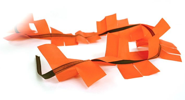 Лента Kite Ribbon для воздушного змея оранжевого цвета [KB1O]