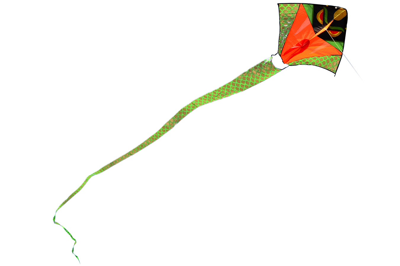 Зеленый питон, воздушный змей 10 метров [ZB501]