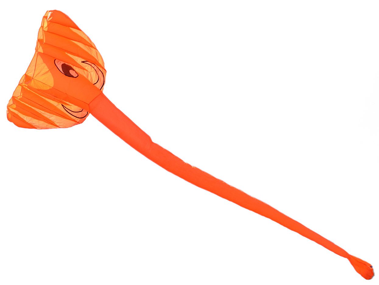 Оранжевый Слон, воздушный змей 5.5 метров [ZB711]