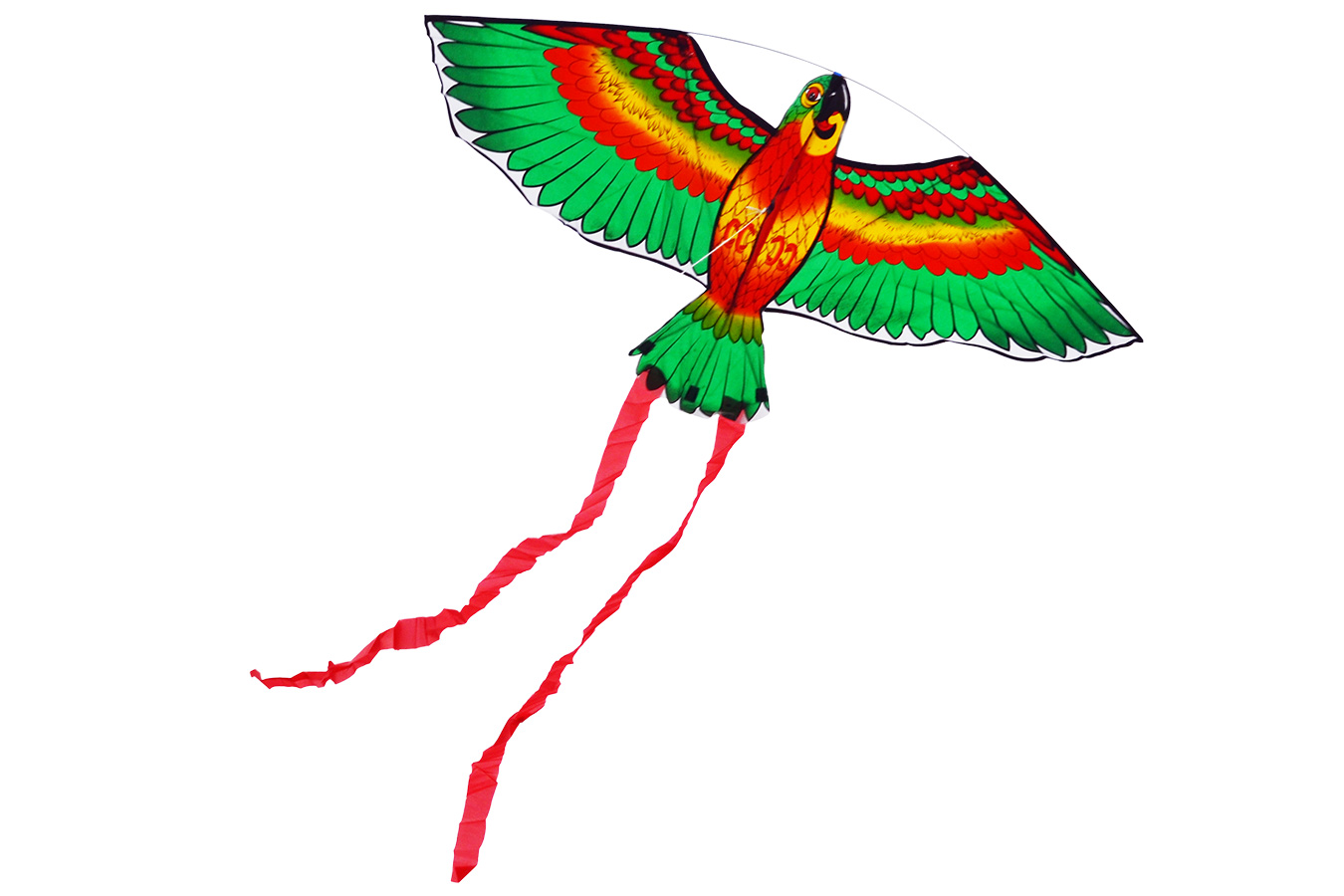 Попугай Розелла зеленый воздушный змей [ZVD567]
