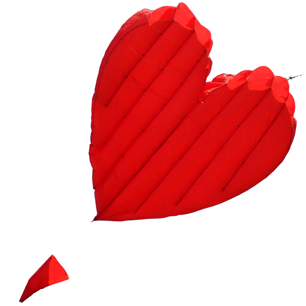 Красное сердце, воздушный змей 1.6 метра [ZB606]