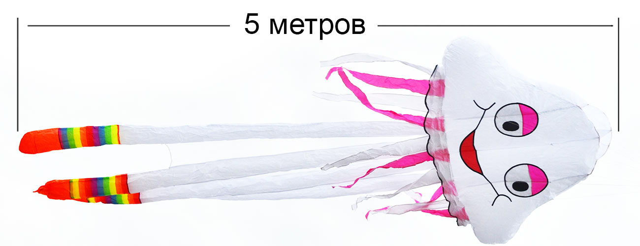 5-и метровая белая медуза
